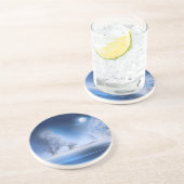 Dessous De Verre En Grès Hiver 04 (Côté)