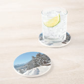 Dessous De Verre En Grès Hiver à St. Moritz (Côté)