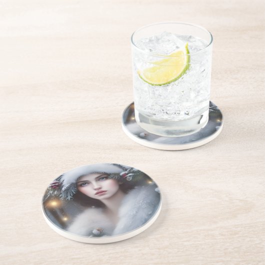 Dessous De Verre En Grès Holiday (Côté)