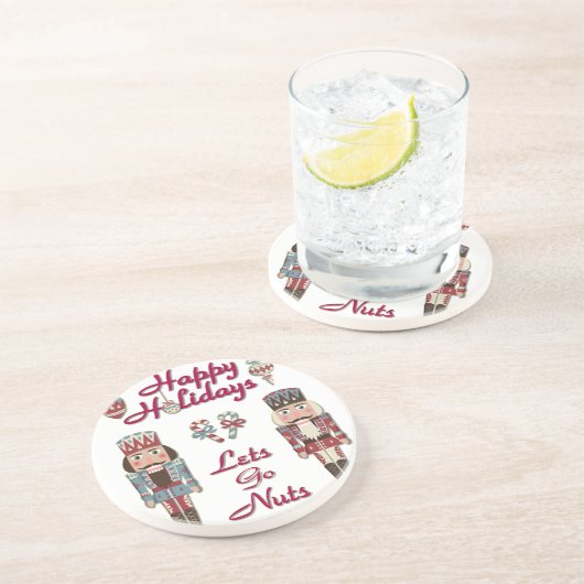 Dessous De Verre En Grès Holiday Nutcracker (Côté)