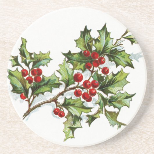 Dessous De Verre En Grès HollyBerries20150801 (Devant)