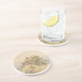 Dessous De Verre En Grès Holzhütte am See - Carl Lafite (Côté)