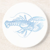 Dessous De Verre En Grès Homard bleu (Devant)