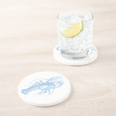 Dessous De Verre En Grès Homard bleu (Côté)