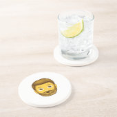Dessous De Verre En Grès homme barbu émoji (Côté)