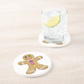Dessous De Verre En Grès Homme de gingembre (Côté)
