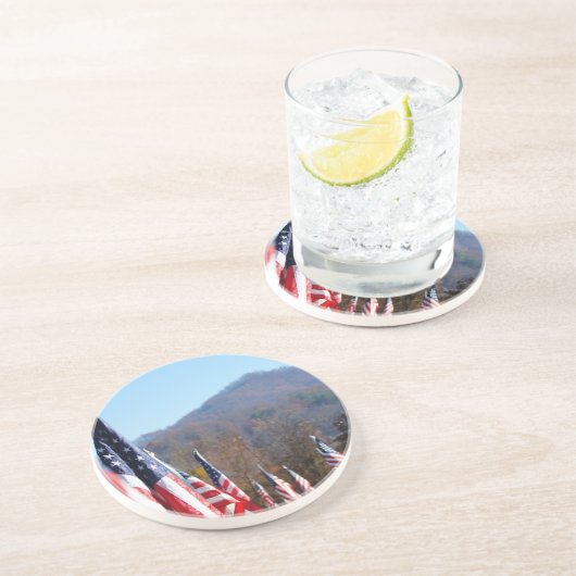 Dessous De Verre En Grès honorer nos anciens combattants (Côté)