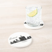 Dessous De Verre En Grès Horizon de Detroit (Côté)