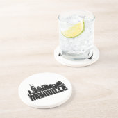 Dessous De Verre En Grès Horizon de Nashville (Côté)