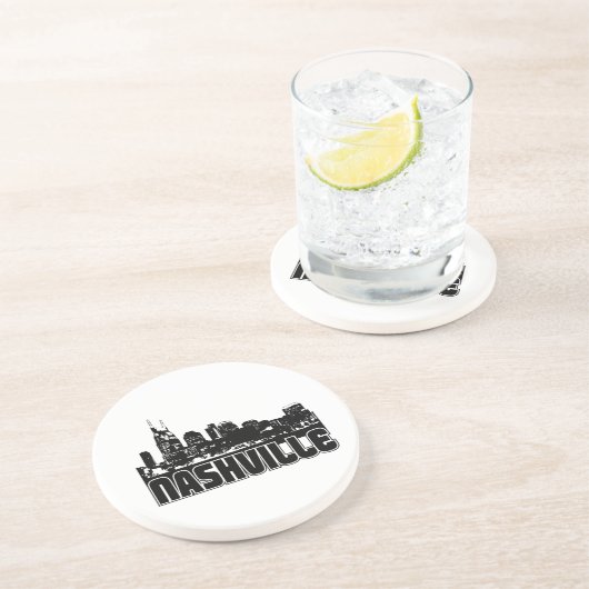 Dessous De Verre En Grès Horizon de Nashville (Côté)