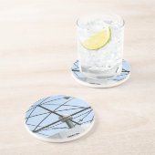 Dessous De Verre En Grès Horloge universelle (Côté)