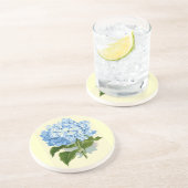 Dessous De Verre En Grès Hortensia vintage (Côté)