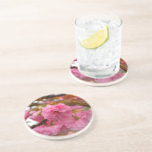 Dessous De Verre En Grès Hot Pink Cherry Blossom Flowers (Côté)