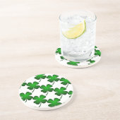 Dessous De Verre En Grès Housse à quatre feuilles (Côté)