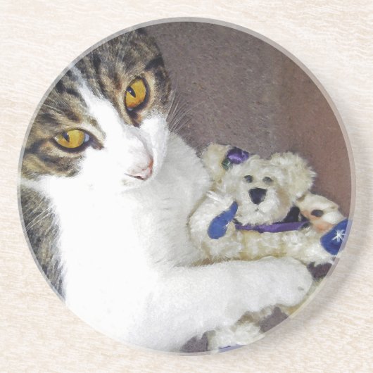 Dessous De Verre En Grès Huile d'ours (Devant)