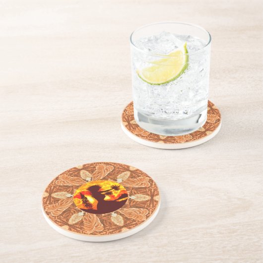 Dessous De Verre En Grès Hula Dancer (Côté)