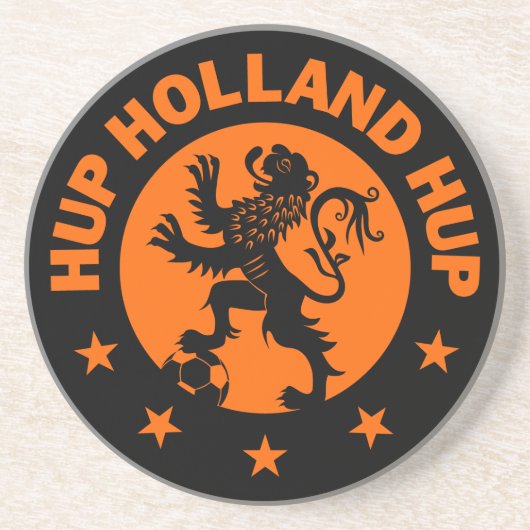 Dessous De Verre En Grès Hup la Hollande - couleur Editable d'arrière - (Devant)