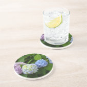 Dessous De Verre En Grès Hydrangée (Côté)