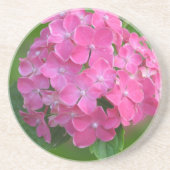 Dessous De Verre En Grès Hydrangée rose (Devant)