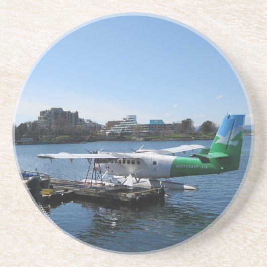 Dessous De Verre En Grès Hydravion pittoresque dans Victoria (Devant)