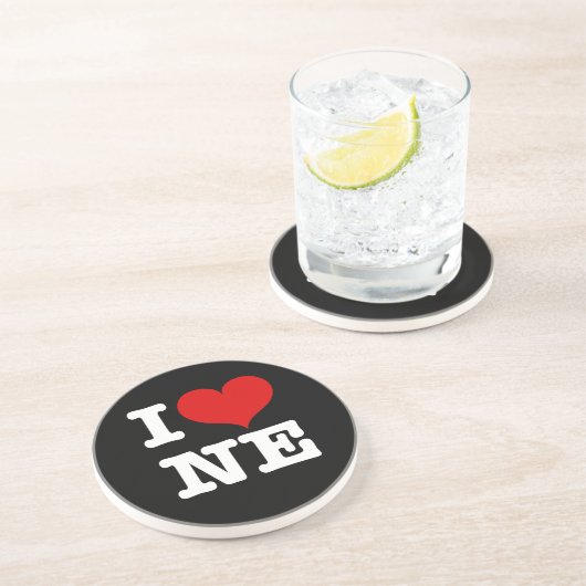 Dessous De Verre En Grès I Heart Nordeast (Côté)