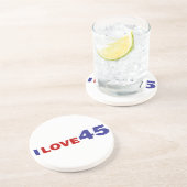 Dessous De Verre En Grès I Love 45 (Côté)