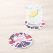 Dessous De Verre En Grès I Love UK (Côté)
