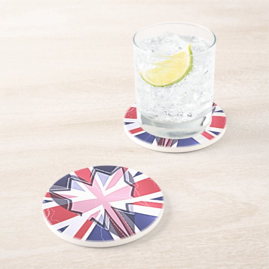 Dessous De Verre En Grès I Love UK (Côté)