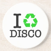 Dessous De Verre En Grès I Recycle Disco (Devant)