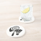 Dessous De Verre En Grès Idées de cadeaux de badminton (Côté)