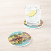 Dessous De Verre En Grès Île d'étang de Wilson (Côté)