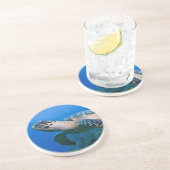 Dessous De Verre En Grès Iles Cayman, Île Little Cayman, Sous-marin 2 (Côté)