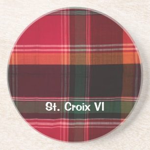 Dessous De Verre En Grès Îles Vierges USVI St. Croix Personnaliser