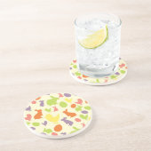 Dessous De Verre En Grès Illustration d'arrière - plan de Pâques (Côté)