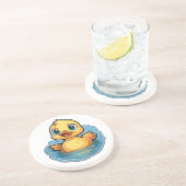 Dessous De Verre En Grès Illustration de canard de dessin (Côté)