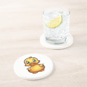 Dessous De Verre En Grès Illustration de canard de dessin (Côté)