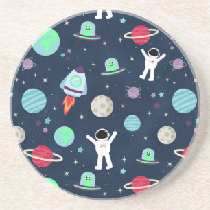 Dessous De Verre En Grès illustration de motif spatial