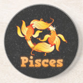 Dessous De Verre En Grès Illustration Poissons (Devant)