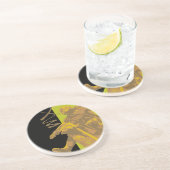 Dessous De Verre En Grès illustration vectorielle de moto cross dans la bou (Côté)