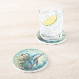 Dessous De Verre En Grès Imaginaire dauphin 5