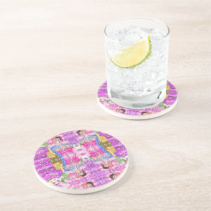 Dessous De Verre En Grès Imaginaire tissé