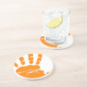 Dessous De Verre En Grès Impression de la main (Côté)