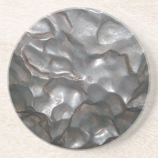 Dessous De Verre En Grès Impression de roches métalliques, (Devant)