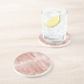 Dessous De Verre En Grès Impression de serpent rose pâle (Côté)