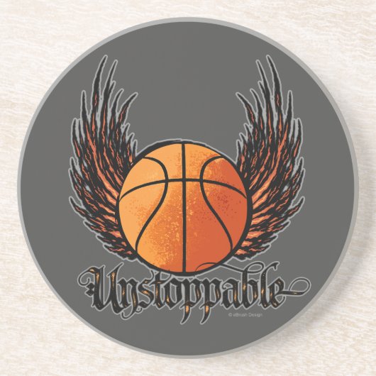 Dessous De Verre En Grès Inarrêtable (basket-ball) (Devant)