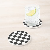 Dessous De Verre En Grès Indicateur Checker (Côté)