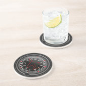 Dessous De Verre En Grès Indicateur de titre (Côté)