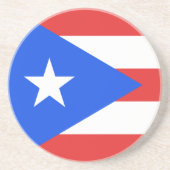 Dessous De Verre En Grès Indicateur Porto Rico (Devant)