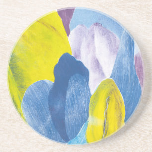 Dessous De Verre En Grès Indigo faux III