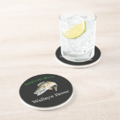 Dessous De Verre En Grès Infecté Par La Fièvre Du Walleye (Côté)